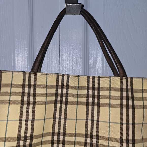 BURBERRY STRIPE AUTHENTIC  VINTAGE HANDBAG - Picture 6 of 13
